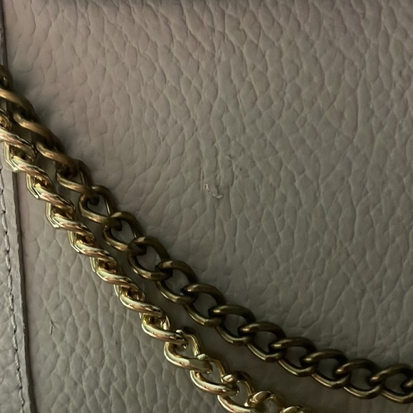 Large Gray Leather Massimo Castelli Tote Shoulder Purse Made in Florence Italy - Picture 3 of 14